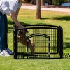 image:imageIRIS USA 34 2Panel AddOn Panels Pet Dog Puppy Playpen Foldable Customizable WhiteBlack