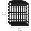 image:imageIRIS USA 34 2Panel AddOn Panels Pet Dog Puppy Playpen Foldable Customizable WhiteBlack