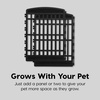 image:imageIRIS USA 34 2Panel AddOn Panels Pet Dog Puppy Playpen Foldable Customizable WhiteBlack