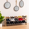 image:imageIRIS USA 3Tier Shoe Rack Up to 15 Pairs 25  46 L Extendable Shoe Shelf for Entryway Mudroom Extendable Shoe Organizer for Closet Stackable Shoe Storage Metal Shoe Shelf for Small Space