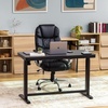 image:imageIRIS USA 48 x 24 Inch Standing Desk Electric Height Adjustable Computer Desk Sit Stand Home Office Desk with Drawer Pet and Kids Safe Table with USB Ports and USB TypeC Port Matte Top