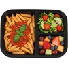 image:imageIRIS USA Meal Prep Containers 34oz  50 Pack 100Piece 1Compartment Reusable Food Storage Containers with Lids Plastic Kitchen Food Prep To Go Lunch Box Microwave Freezer Dishwasher Safe Black36 Oz  3 comp