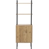 image:imageIRIS USA Storage Cabinet with Doors and Shelves Rustic Industrial Kitchen Cupboard Space Saving Shelving Unit Freestanding Bathroom Cabinet Pantry Cabinet Compact 6 Shelf Storage Unit