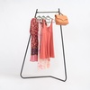 image:imageIRIS USA Stylish Corner Clothes Rack for Hanging Clothes Easy to Assemble Freestanding Metal Sturdy Garment Rack Small Space Storage Solution Modern Versatile Design Boutique Style BlackBlack