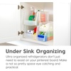image:imageIRIS USA Extra Small Stackable Storage Bins 15Pack 55 x 45 x 3 inch Made in USA Plastic Open Front Shelf Bin for Organizing Parts Hardware Tools Supplies Garage Shelf Pantry  BlackClear