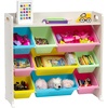 image:imageIRIS USA Plastic Storage Bins Containers Large 4 Pack Sensory Bin Craft Storage Craft Organizers and Storage Organizing Container for Home Office and School Supplies Stackable PastelPastel