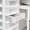 image:image6Drawer Storage Cart with Organizer Top WhitePearlWhitePearl